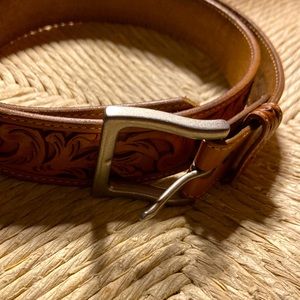 Ranger Belt Company with Floral Tooled Design